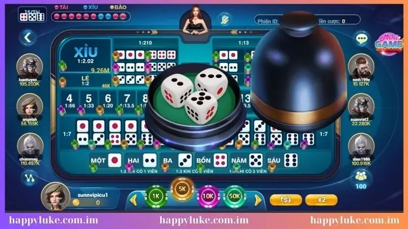 Các kiểu cược trong cách chơi Sicbo
